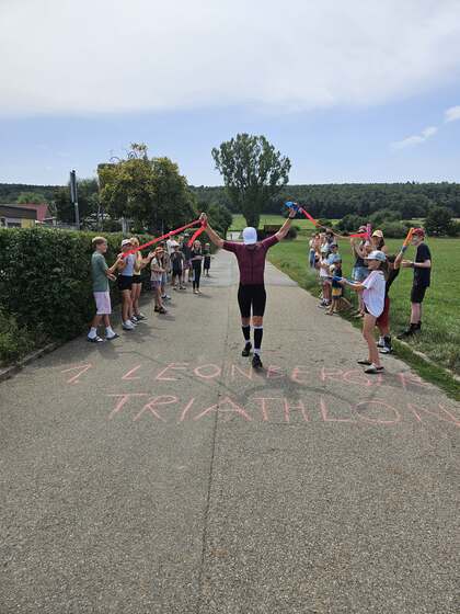 Zieleinlauf – Not-Nice-Triathlon 2026