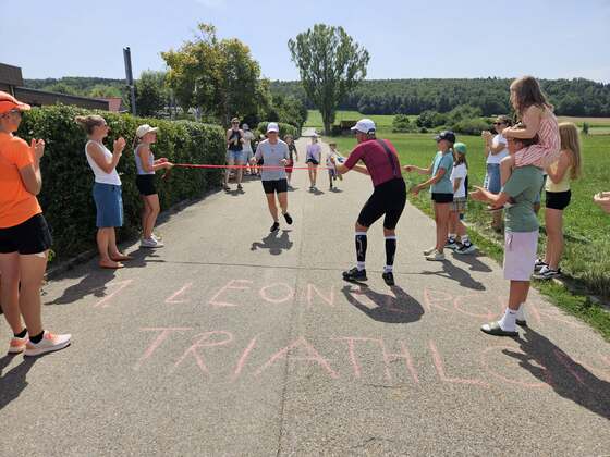 Zieleinlauf – Not-Nice-Triathlon 2026